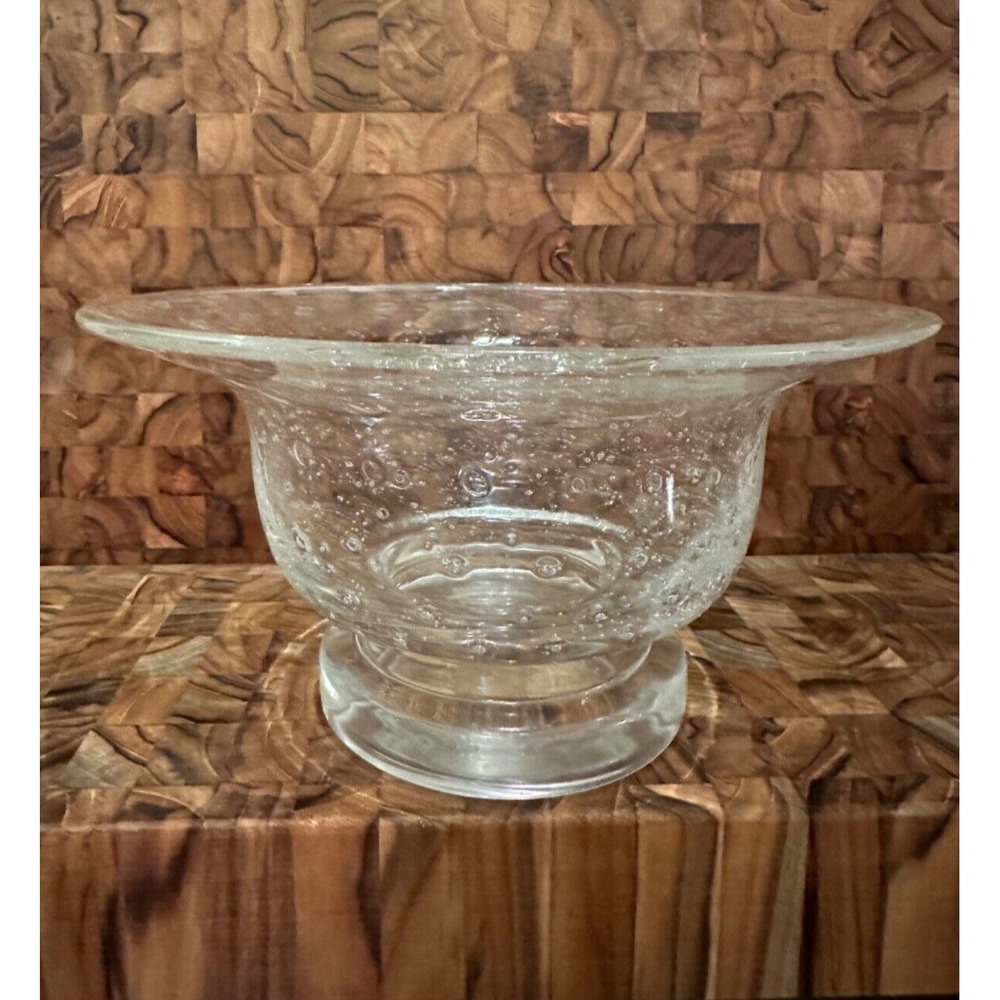 Southern Living at Home Glass Footed  Tiny Bubbles Bowl